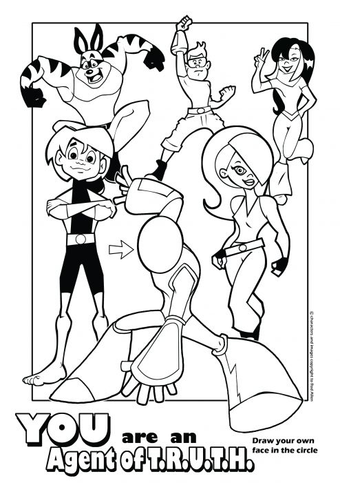 You are an Agent - Colouring Sheet | Children's Ministries