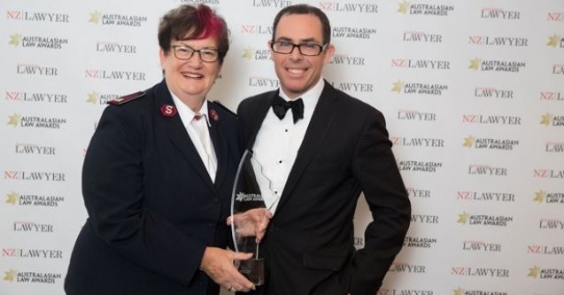 Awards confirm Salvos Legal status in world of law